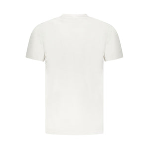 Cavalli Class White Cotton Men T-Shirt
