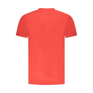 Cavalli Class Red Cotton Men T-Shirt