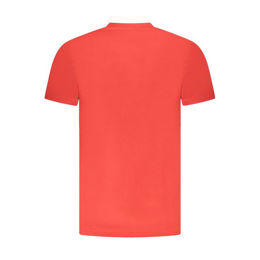 Cavalli Class Red Cotton Men T-Shirt