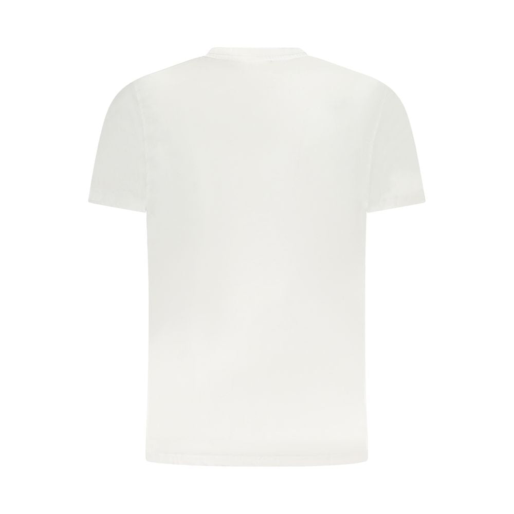 Cavalli Class White Cotton Men T-Shirt