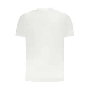 Cavalli Class White Cotton Men T-Shirt