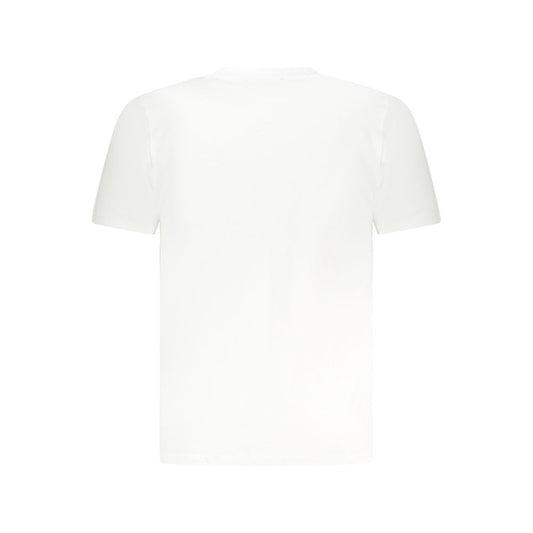 Cavalli Class Bianco Cotton Men T-Shirt