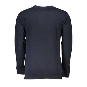 Cavalli Class Blue Cotton Men Sweater