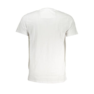 Cavalli Class White Cotton Men T-Shirt