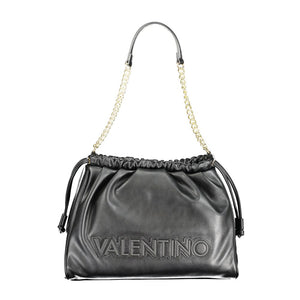 Mario Valentino Black Polyurethane Women Shoulder Bag