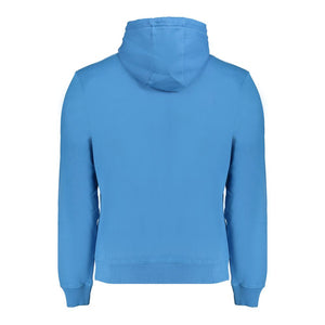 Napapijri Blue Cotton Men Sweater