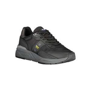Blauer Black Polyurethane Men Sneaker