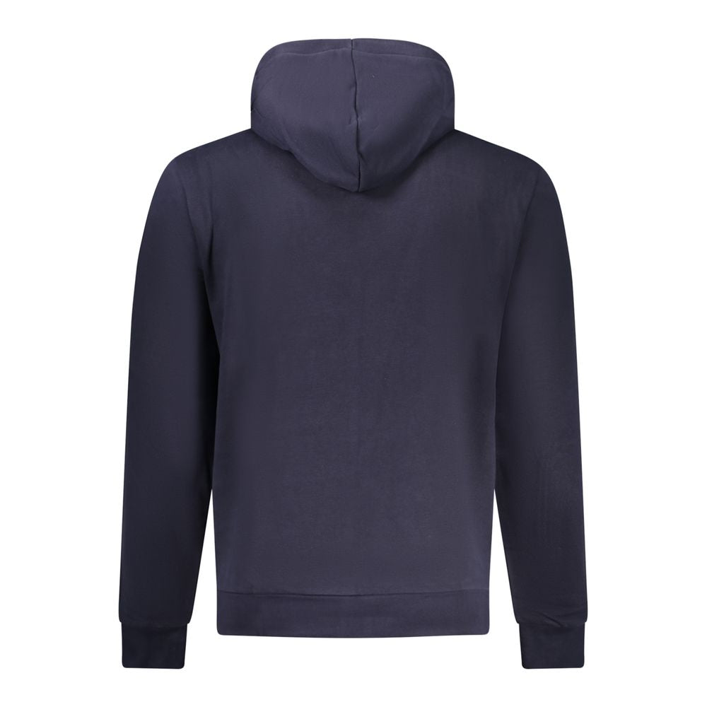 Napapijri Blue Cotton Men Hoodie