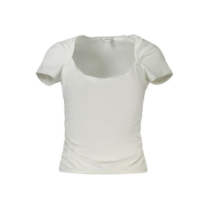 Guess Jeans White Spandex Women T-Shirt