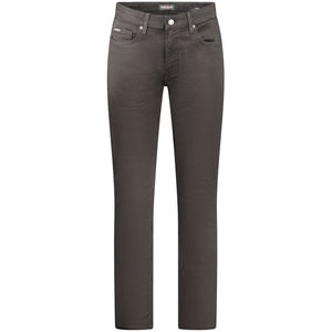 Guess Jeans Black Cotton Men Slim Jean