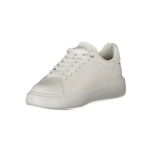 Blauer White Leather Women Sneaker