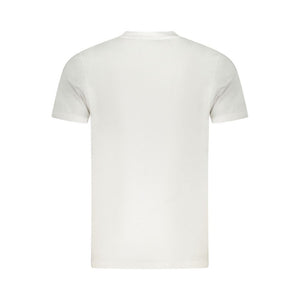 Cavalli Class White Cotton Men T-Shirt