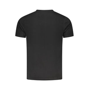 Cavalli Class Black Cotton Men T-Shirt