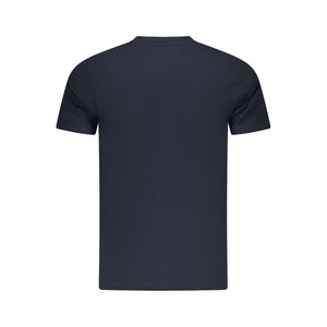 Cavalli Class Blue Cotton Men T-Shirt