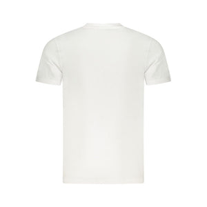 Cavalli Class Bianco Cotton Men T-Shirt