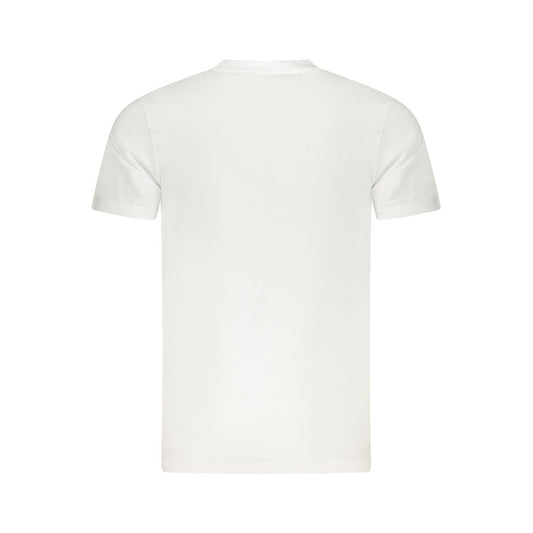 Cavalli Class Bianco Cotton Men T-Shirt