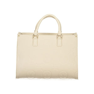 Mario Valentino Beige Polyethylene Women Handbag