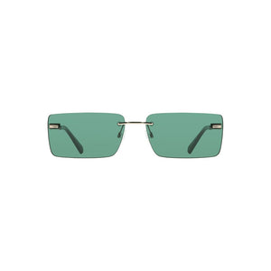 Calvin Klein Green Metal Women Sunglass