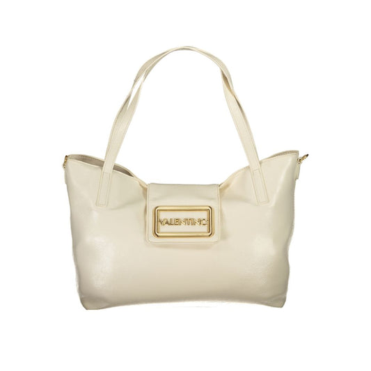 Mario Valentino Beige Polyethylene Women Handbag