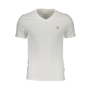 Guess Jeans White Organic Cotton Men T-Shirt