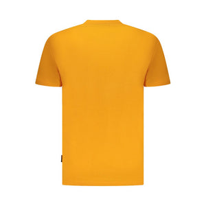 Napapijri Orange Organic Cotton Men T-Shirt