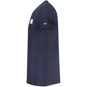 Tommy Hilfiger Blue Cotton Men T-Shirt