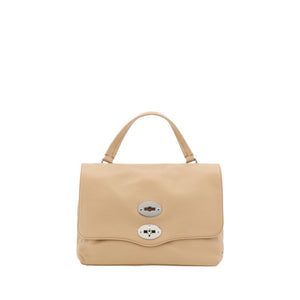 Zanellato Beige Calf Leather Bos Taurus Shoulder Bag
