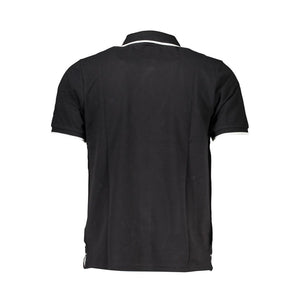 North Sails Black Cotton Men Polo Shirt