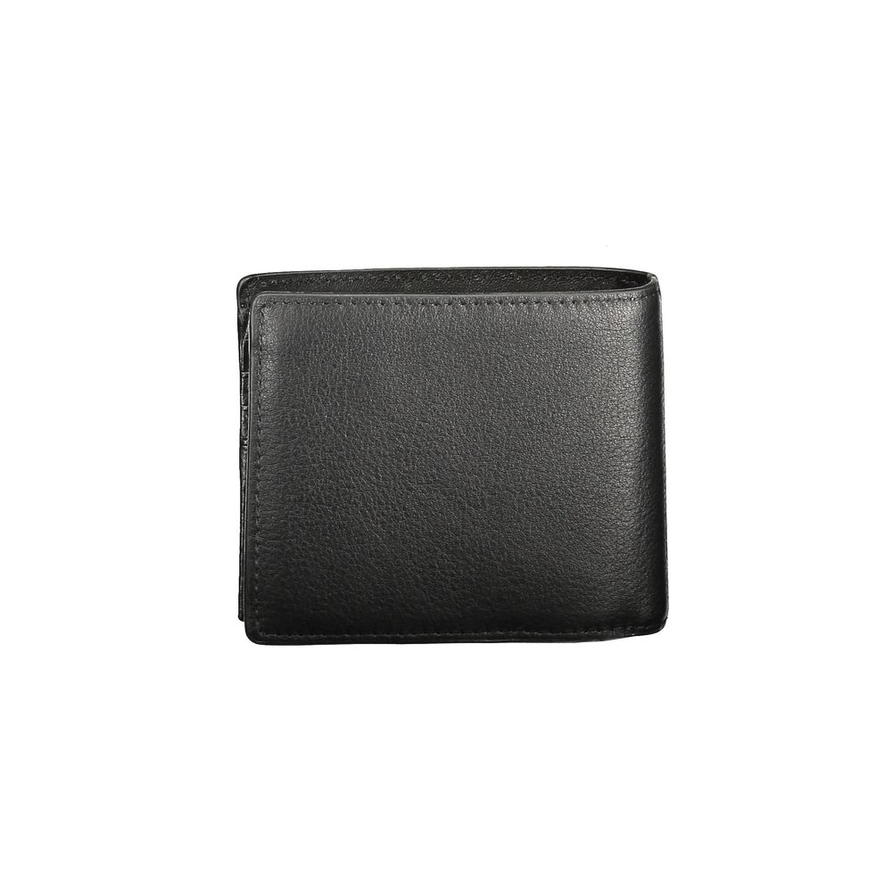 Tommy Hilfiger Black Leather Men Wallet