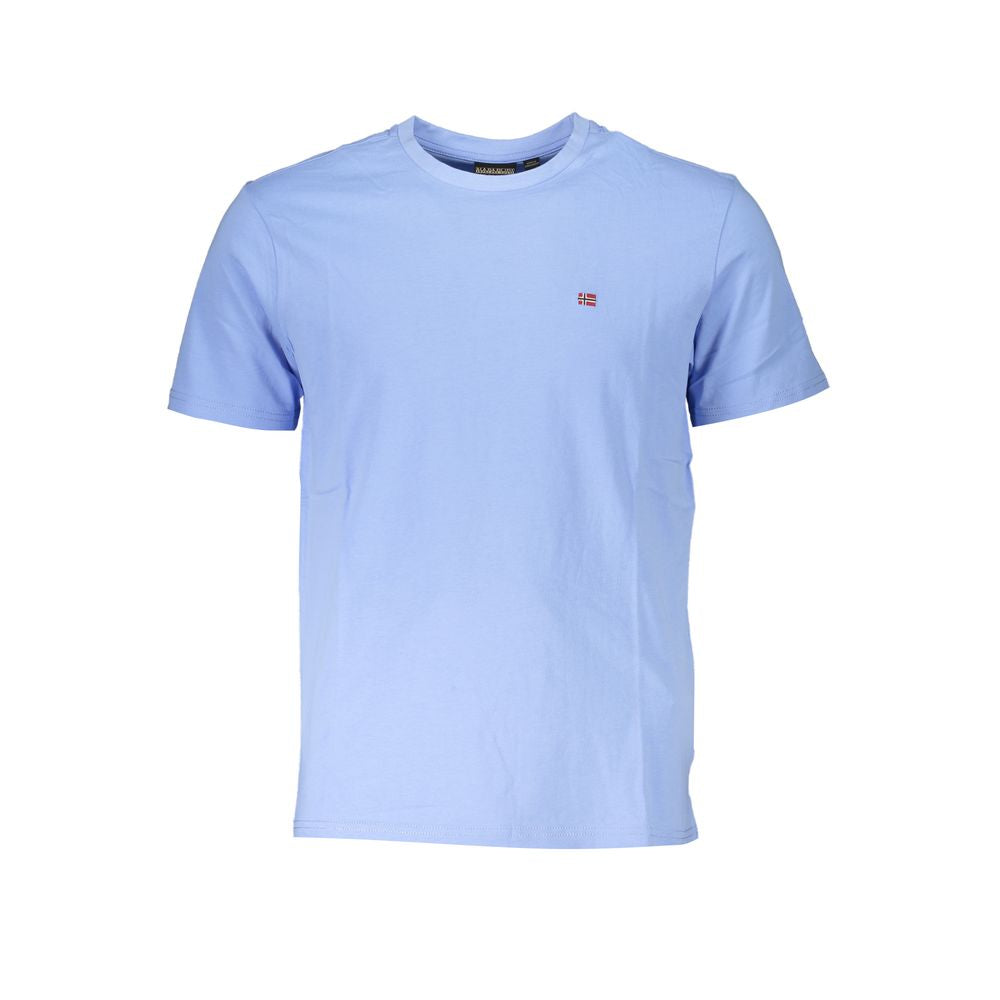 Napapijri Blu Cotton Men's T-Shirt