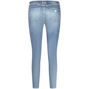 Guess Jeans Blue Recycled Cotton Women Jeans