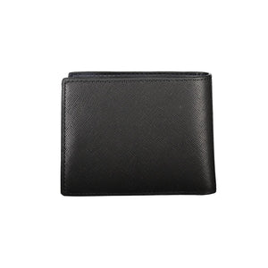 Tommy Hilfiger Black Leather Men Wallet