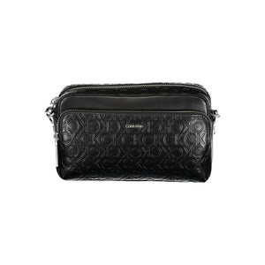 Calvin Klein Black Polyurethane Women Shoulder Bag