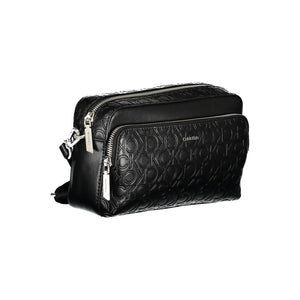 Calvin Klein Black Polyurethane Women Shoulder Bag