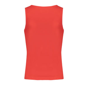 Norway 1963 Red Cotton Men Tank Top