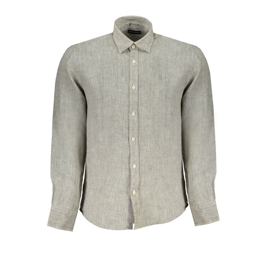North Sails Grigio Lino Men Shirt