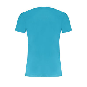 Trussardi Light Blue Cotton Men T-Shirt