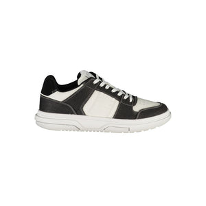 Tommy Hilfiger Black Polyurethane Men Sneaker