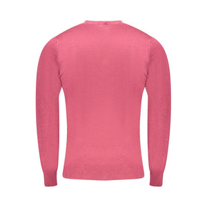 Cavalli Class Red Viscose Men Sweater