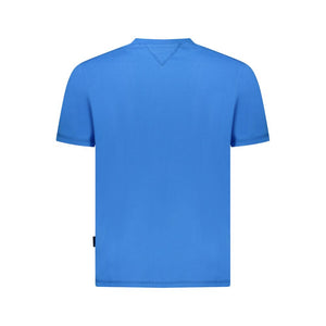 Napapijri Blue Cotton Men T-Shirt