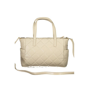 Mario Valentino Beige Polyurethane Women Handbag