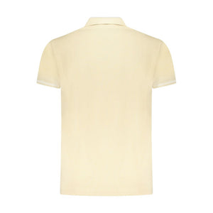 Cavalli Class Beige Cotton Men Polo Shirt
