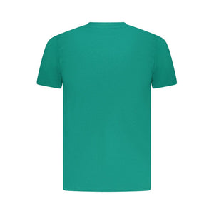 Cavalli Class Green Cotton Men T-Shirt