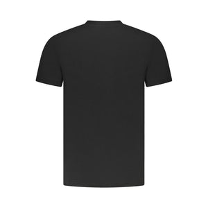 Cavalli Class Black Cotton Men T-Shirt