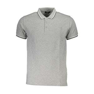 Cavalli Class Brown Cotton Men Polo Shirt