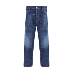 Dsquared² Blue Cotton Skinny Jeans