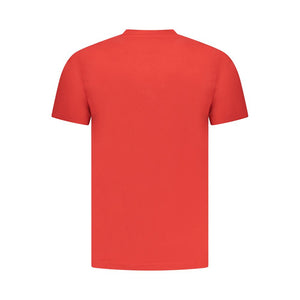Cavalli Class Red Cotton Men T-Shirt