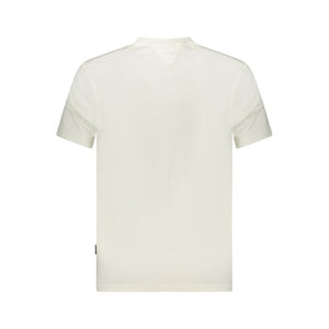 Napapijri White Cotton Men T-Shirt