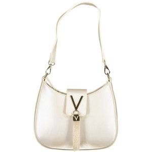 Mario Valentino Silver Polyethylene Women Handbag