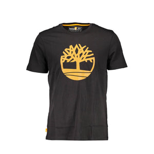 Timberland Black Organic Cotton Men's T-Shirt